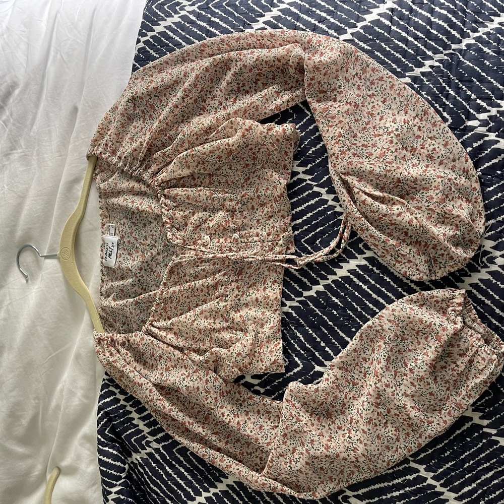 Princess Polly cropped cottage top